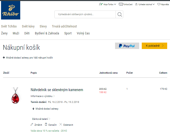 Tchibo.cz - výprodej šperků až -50%