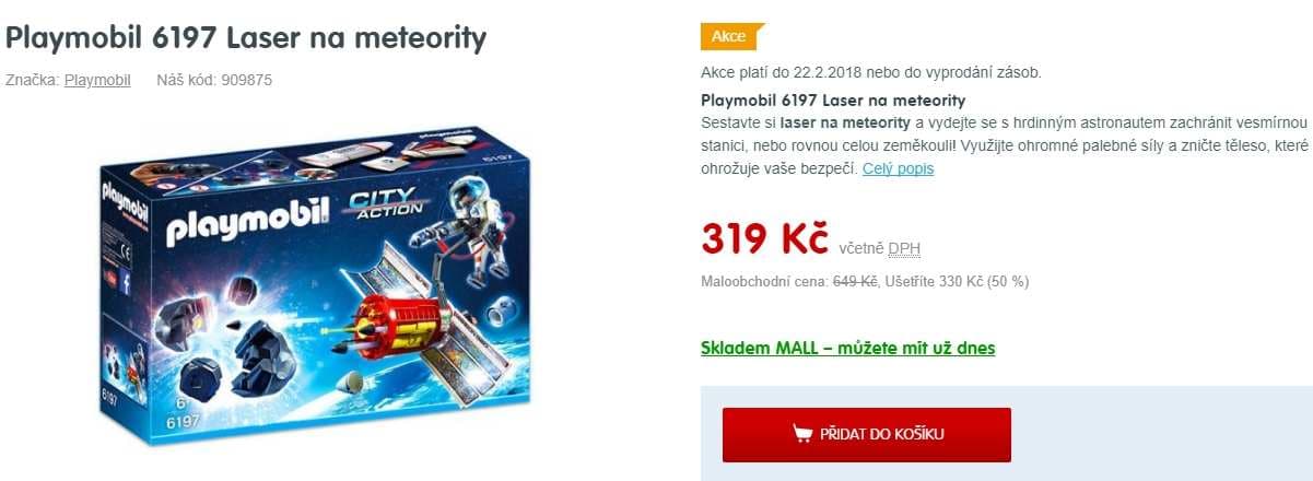 Stavebnice Playmobil Meteority