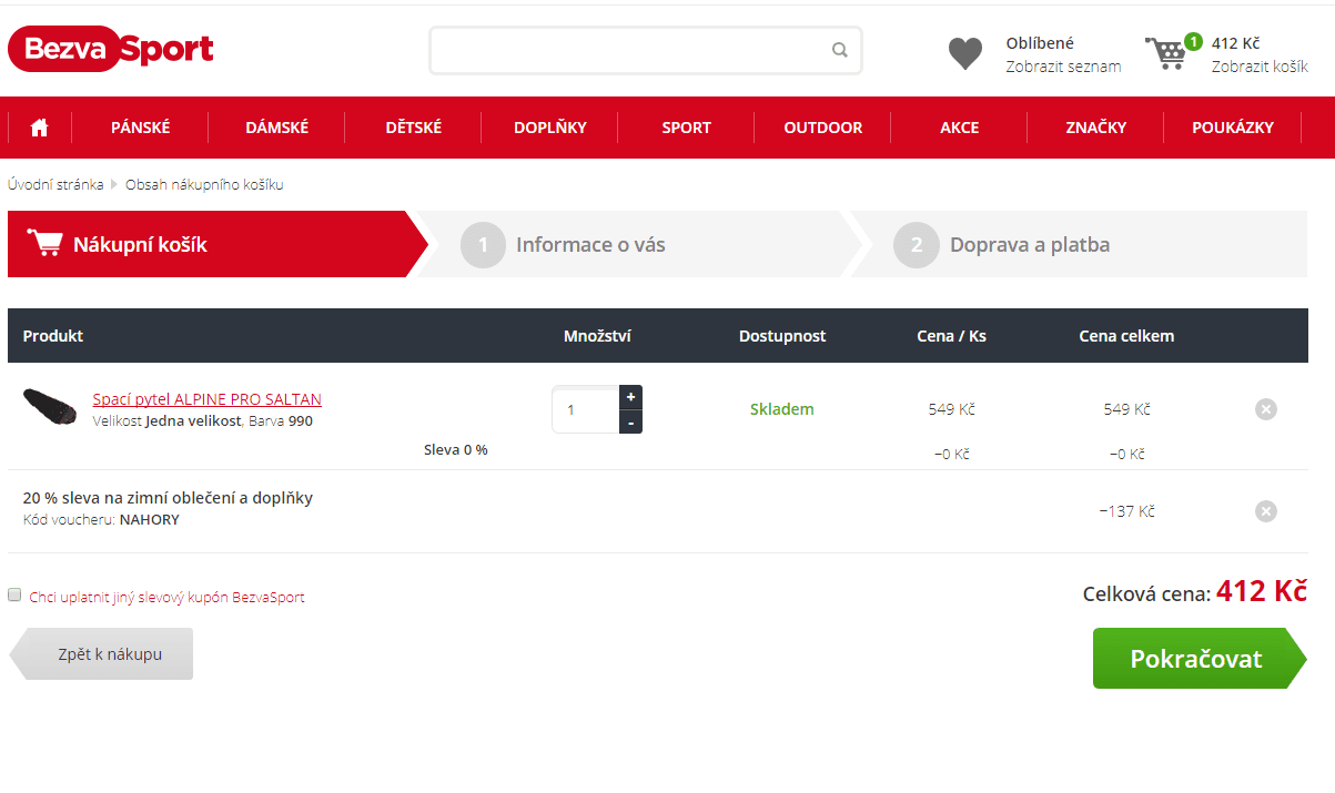 Spací pytel Alpine Pro Saltan