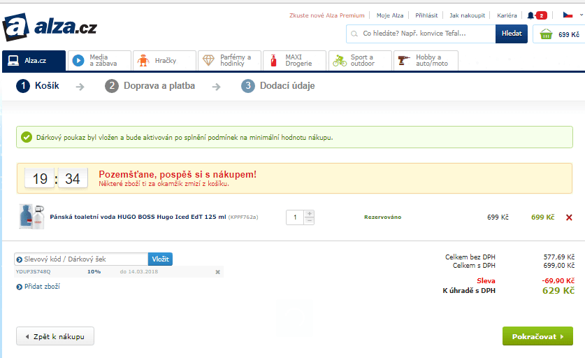 Pánský parfém Hugo Boss Iced 125ml