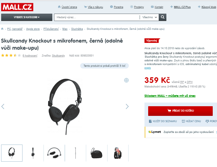 Sluchátka pro dámy Skullcandy Knockout