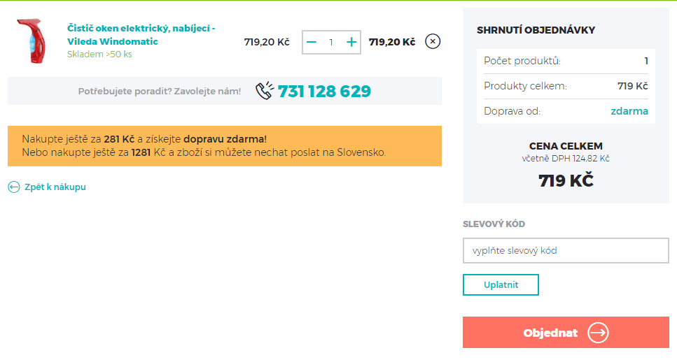 Vysavač na okna VILEDA Windomatic