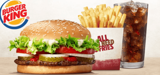 XXL WHOPPER MENU
