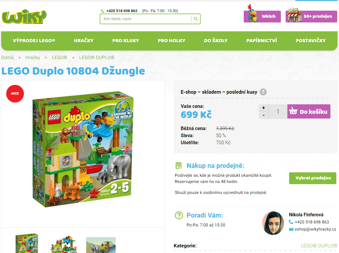 Lego Duplo 10804 Džungle
