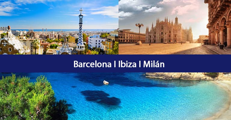 3v1: Barcelona + Milán + Ibiza za 2 681 Kč