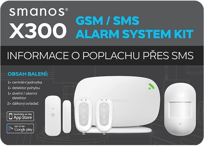 Domovní alarm SMANOS X300