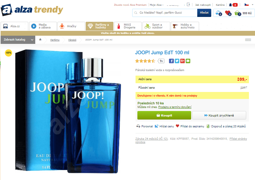JOOP! Jump EdT 100 ml