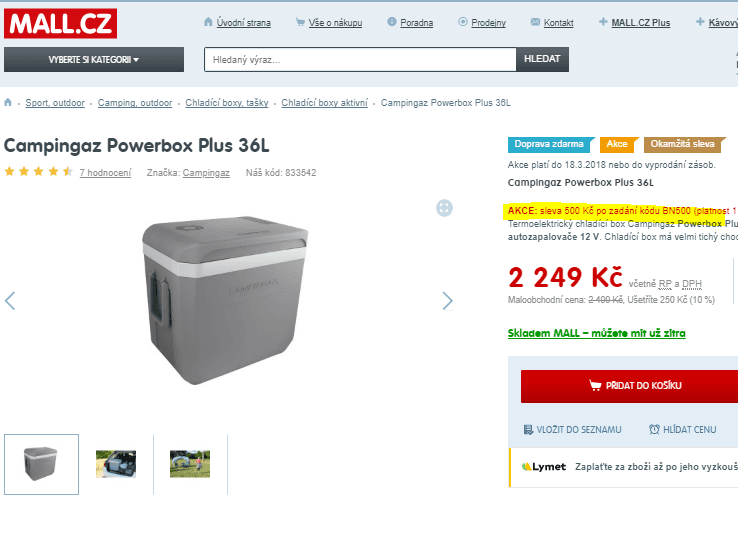 Lednice do auta Campingaz Powerbox Plus 36L