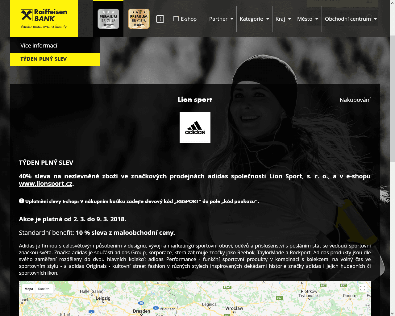 40% sleva na nezlevněné zboží Adidas v e-shopu 