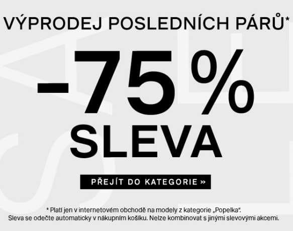 Sleva 75% na poslední páry