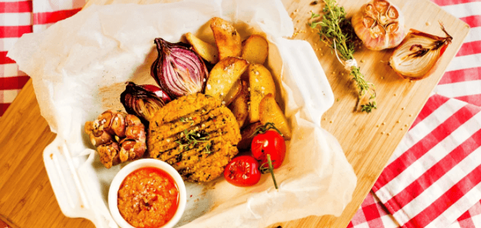 Paleo nebo veganské menu s bezednou polévkou 
