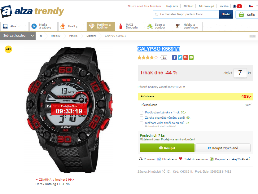 Pánské hodinky Calypso K5691/1