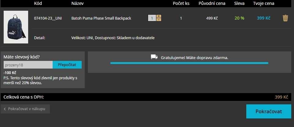 Sleva 20% na kolekce pro dámy
