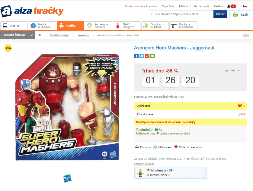 Figurka Hasbro Avengers Juggernaut