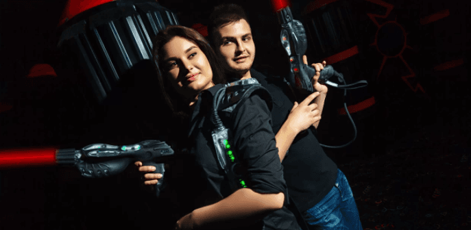 15 minut laser game pro jednoho