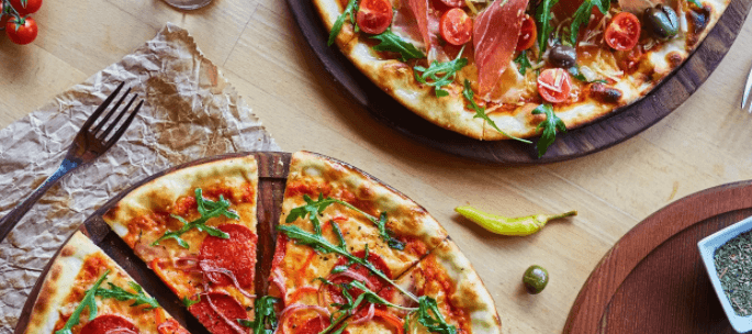 2× pizza o průměru 32 cm podle vlastního výběru