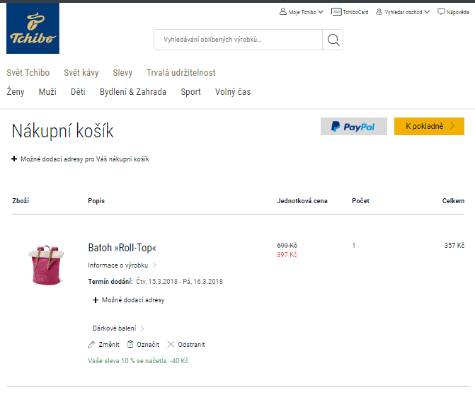 Batoh »Roll-Top« s kapsou na laptop