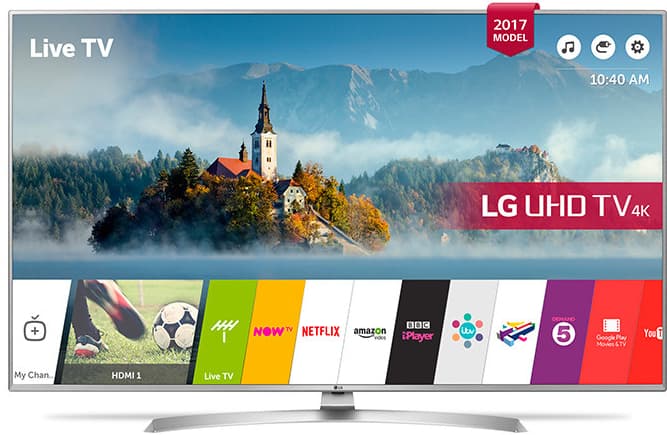 Ultra HD TV, HDR, Smart, 139cm, LG