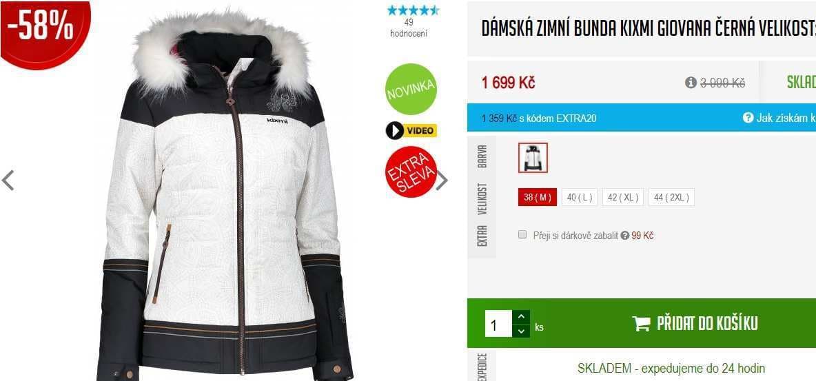 Výprodej zimních bund