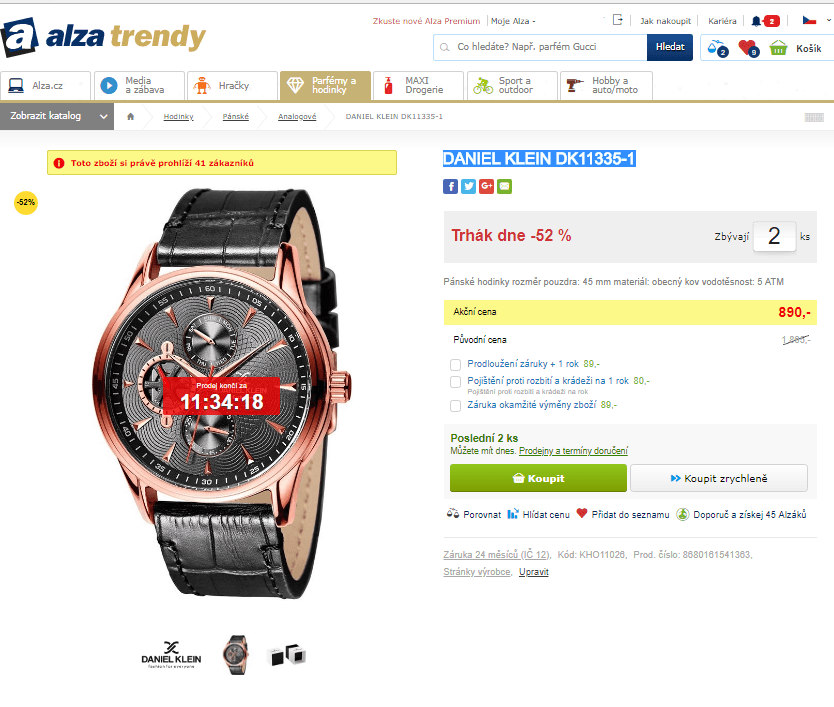 Pánské hodinky Daniel Klein DK11335-1