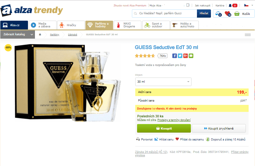 GUESS Seductive EdT 30 ml