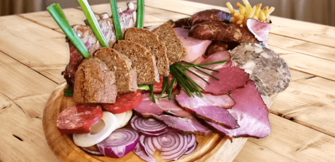 Středověký talíř pro 2 (celková gramáž 1,75 kg)