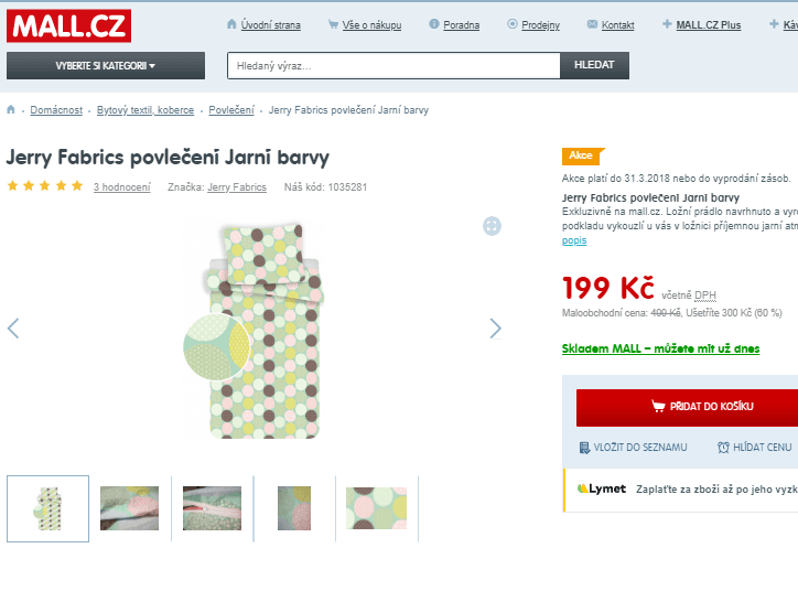 Bavlněné povlečení Jerry Fabrics 2 druhy