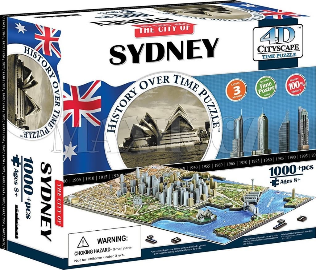 4D puzzle / stavebnice Sydney, 1023 dílů