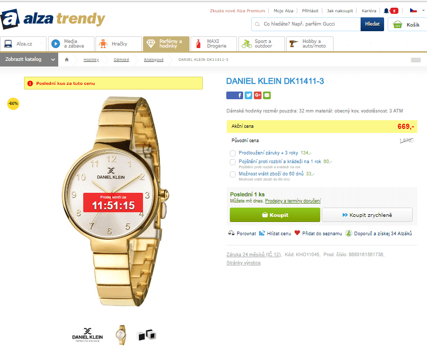 Dámské hodinky Daniel Klein DK11411-3