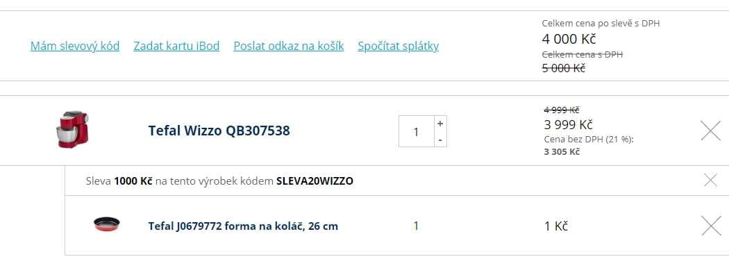 Kuchyňský robot Tefal QB 307538 + dárek
