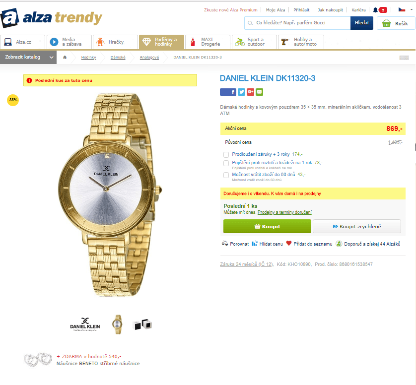 Dámské hodinky Daniel Klein DK11320-3