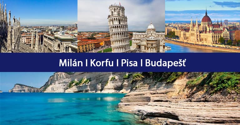 4 destinace na jeden zátah z Prahy za 3 774 Kč