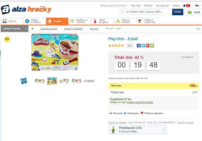 Kreativní sada Play-Doh Zubař