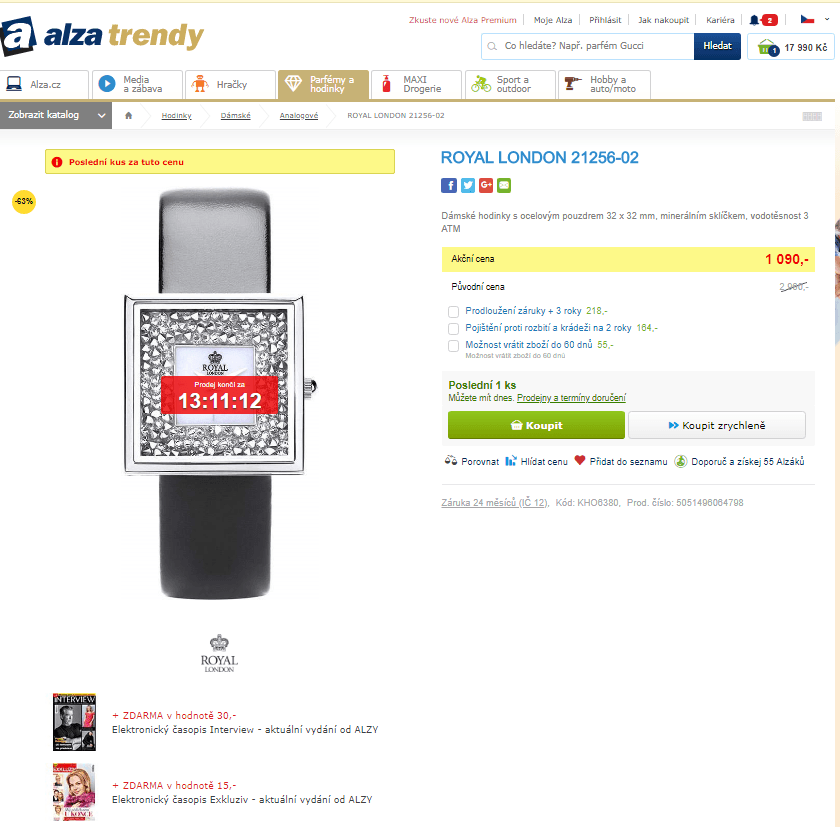 Dámské hodinky Royal London 21256-02