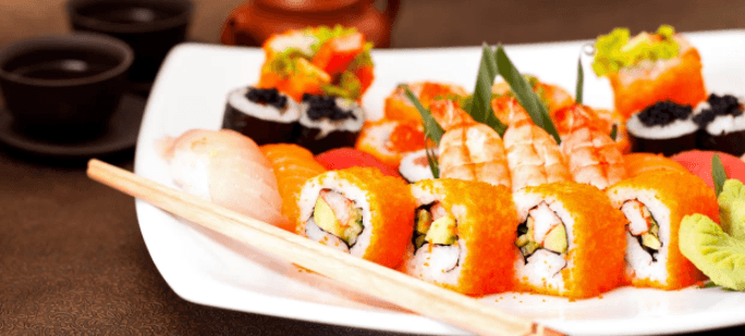 Vegetariánský sushi set s 24 ks