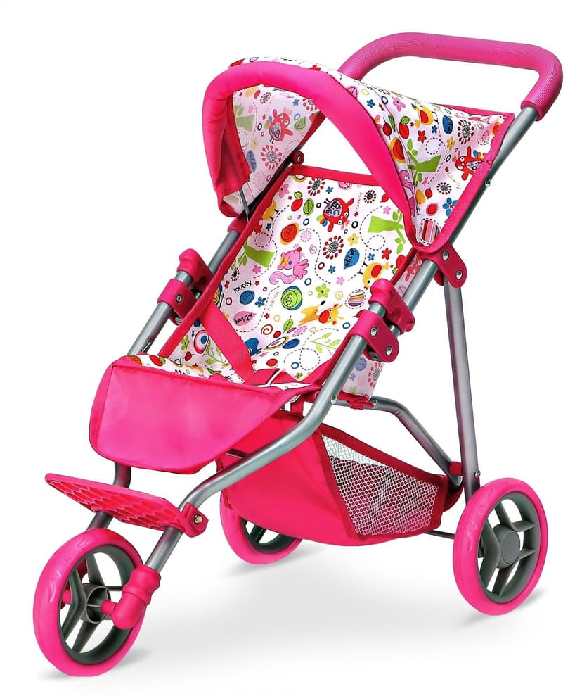 Kočárek pro panenky tříkolový Bino