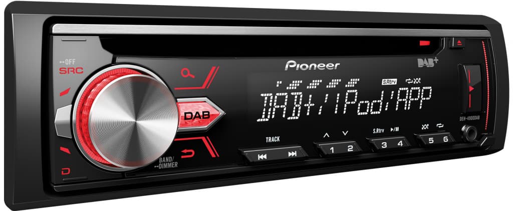 Autorádio Pioneer, CD, USB, mobil, DAB+