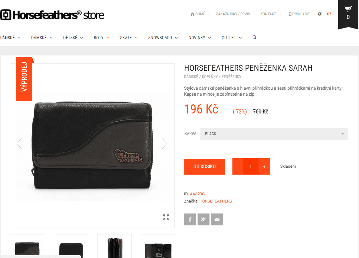 Dámská peněženka Horsefeathers Sarah
