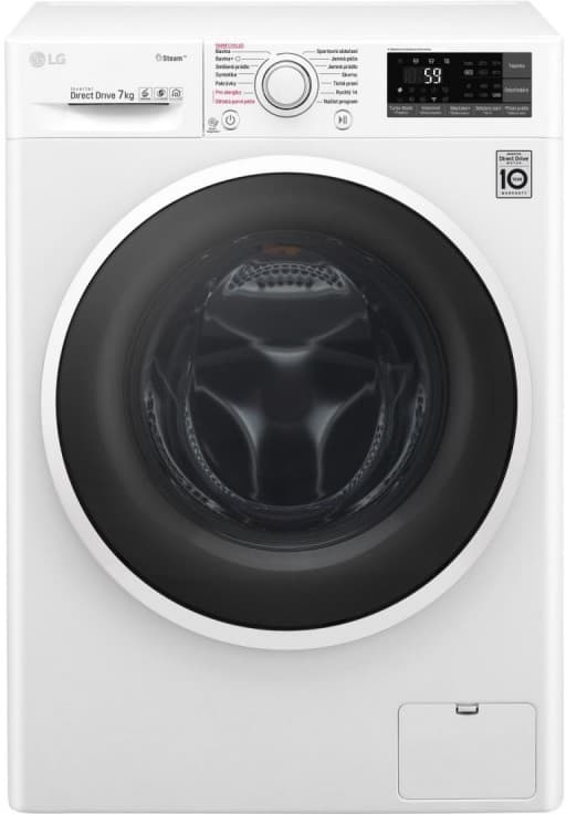 Pračka LG, 7kg, 1200 ot., pára, A+++, Wifi