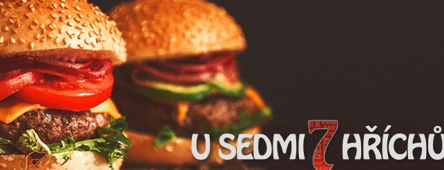Hříšně chutný burger + hranolky