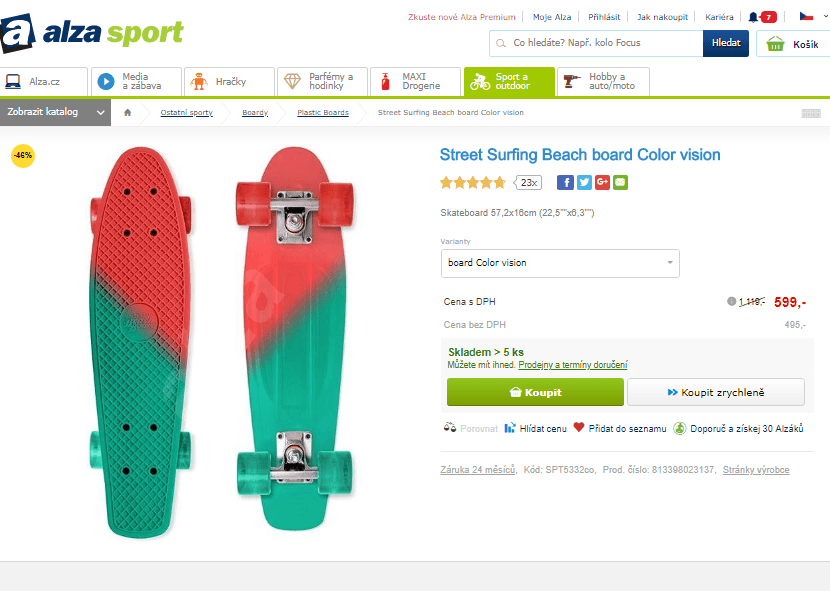 Skateboard STREET SURFING Beach Board