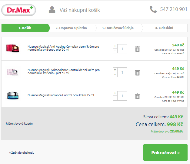 Francouzská kosmetika Nuance