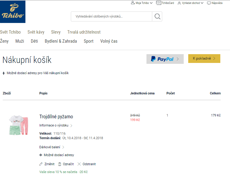 Tchibo.cz - jarní výprodej až 60%