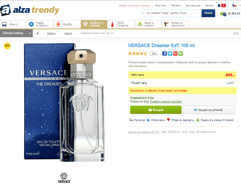 VERSACE Dreamer EdT 100 ml