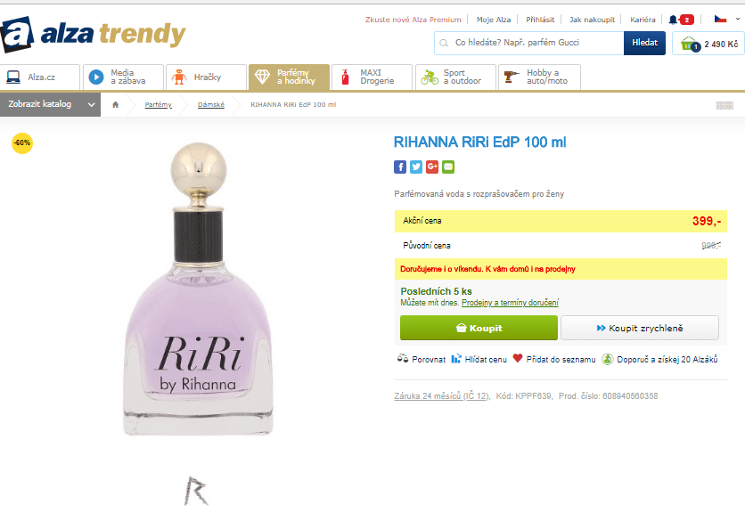 RIHANNA RiRi EdP 100 ml