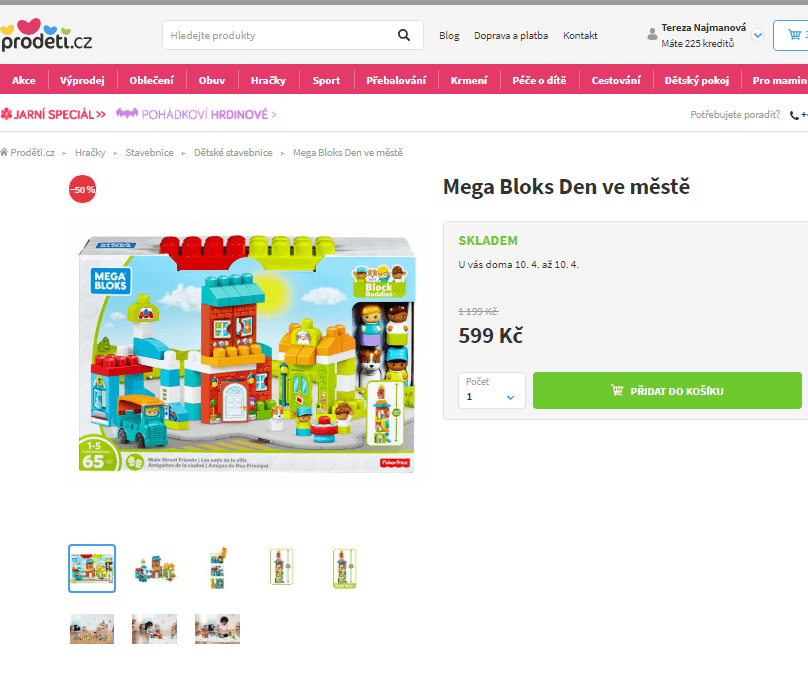 Stavebnice Mega Bloks Den ve městě