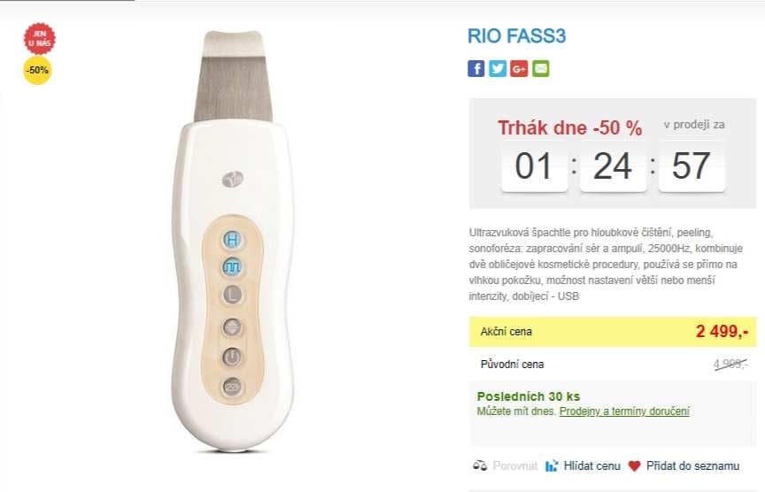 Ultrazvuková špachtle Rio FASS