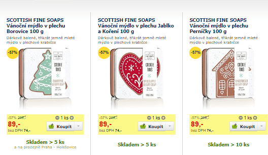 SCOTTISH FINE SOAPS mýdlo v plechu 100 g