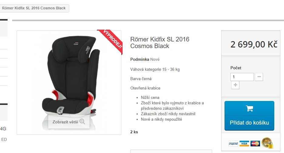 Römer KidFix SL 2016 - 15-36 kg