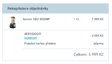 Stolní multifunkční mixér Sencor, 33 000 otáček